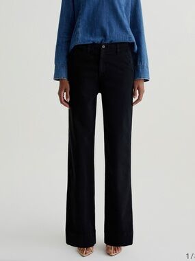 AG Allegra Wide-Leg Women's Jeans in Black